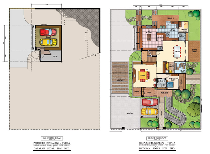 Basement & ground floor