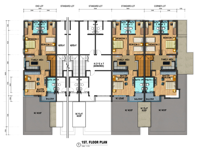 2-Storey Terrace Houses - 1st Floor